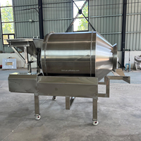 Mélangeur à tambour rotatif horizontal à prix d'usine, machine de mélange de poudre de 500 kg pour l'alimentation animale et le mélange d'engrais