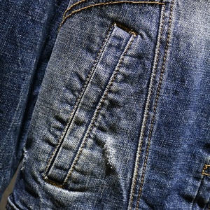 Thiết Kế Cổ Điển Của Nam Giới Tùy Chỉnh In Áo Khoác <span class=keywords><strong>B</strong></span>án Sỉ Denim Jeans Áo Khoác - Product Image 4