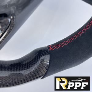 Volante de Fibra de Carbono Real Personalizado para <span class=keywords><strong>Seat</strong></span> Arona 2017-2020, <span class=keywords><strong>Leon</strong></span> Arona, Ibiza, Ateca, Toledo - Product Image 6