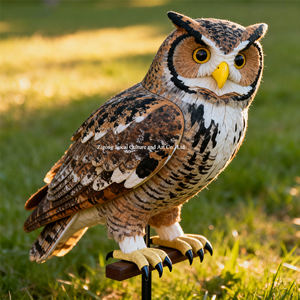 โมเดลนกฮูกอนิมาทรอนิกส์จำลองนกเหมือนจริงตามสั่งสำหรับใช้ในร่ม/กลางแจ้งในสวนห้างสรรพสินค้านิทรรศการทางการศึกษา - Product Image 1