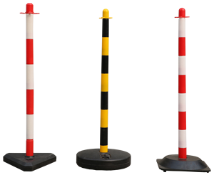 WB510B Bollard d'avertissement délinéateur de sécurité routière PE Post avec de l'eau pour augmenter le poids - Product Image 2