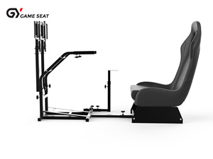 GY032B Soporte OEM una pantalla Simulador de carreras de conducción 3 pedales Simulador de coche Juego de PC Simulador de conducción - Product Image 3