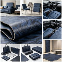 Rouleau de similicuir extensible en silicone à motif marbré tourbillonné, écologique, imperméable et résistant à l'usure, pour panneaux de voiture, fourniture sur mesure