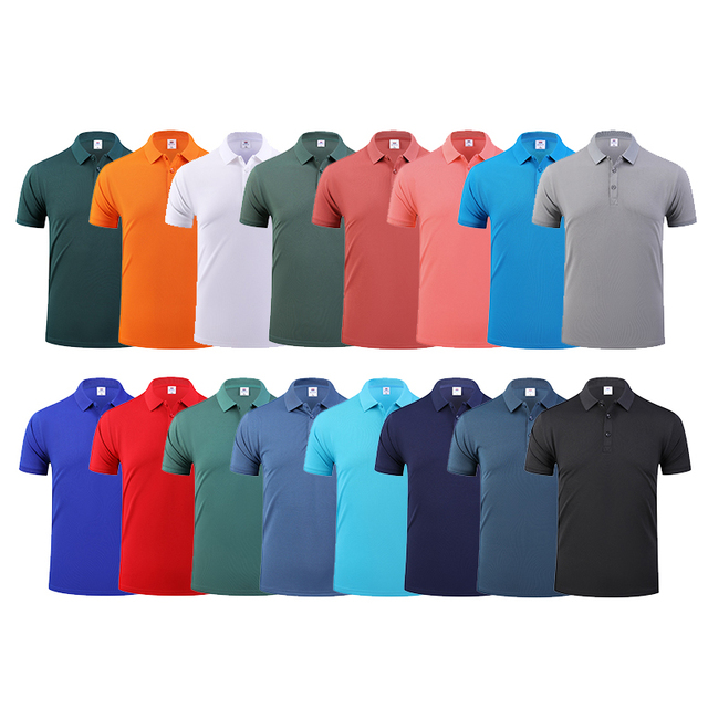 Vagton Bulk Stock Custom logo Sports Men Polo t Shirt and Polo T-shirts Women's Short-sleeved Polo Shirts