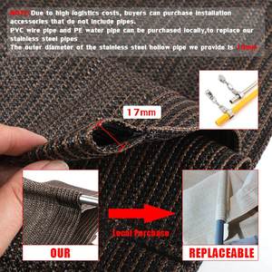 Auvent rétractable d'extérieur, gazebo télescopique, pare-soleil en filet, auvent extensible pour jardin, protection solaire résistante aux UV, <span class=keywords><strong>voile</strong></span> d'<span class=keywords><strong>ombrage</strong></span> - Product Image 3