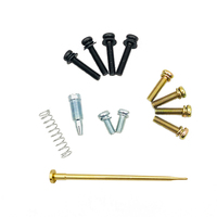 Kit de Reparación de Carburador con Flotador, Válvula de Aguja, Junta, Tornillo de Aire y Diafragma de Vacío para Kawasaki Versión KLR650 1987~2018 KLR 650