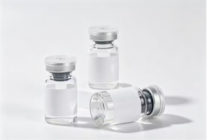 Frascos de Vidrio Borosilicato de 3ml, 5ml y 10ml, Transparentes, con Cuello Prensado y Tapas de Sellado Integradas Plateadas - Product Image 4