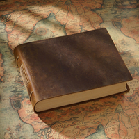 Ya389 mode grande taille en cuir de vachette Journal cahier voyage Vintage rétro Journal pour hommes homme Journal cahier