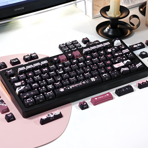 Clavier mécanique MAO Black Pink <span class=keywords><strong>Maid</strong></span> Cat, touches en PBT compatibles avec les commutateurs de clavier mécanique 61/64/68/104/108 - Product Image 5