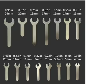 Industrial Open End Wrench Carbon Steel Nonsparking Metric <b>Hand</b> <b>Tool</b> for DIN ISO Hex Bolt & Nut OEM Customized <b>Set</b> Single Open E - Product Image 4