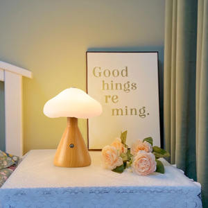 创意静音触摸充电环境卧室床边夜灯小蘑菇灯发光二极管酒吧野营装饰台灯 - Product Image 3