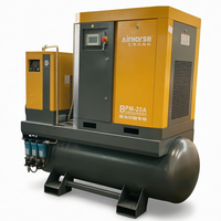 Compresseur d'air à vis 16 bars 15 kW 20 CV avec réservoir ASME 500 L certifié CE 11 kW 15 CV pour machine de découpe laser à fibre industrielle