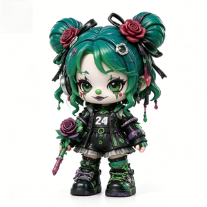Figurine de collection personnalisée en PVC et ABS, <span class=keywords><strong>Venom</strong></span> Rose Clown Blind Box, <span class=keywords><strong>jouet</strong></span> tendance pour adolescente de 14 ans et plus - Product Image 3