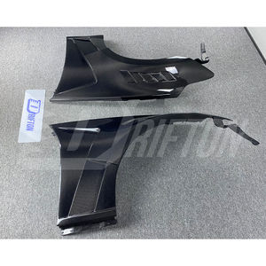 กันชนหน้าคาร์บอนไฟเบอร์แบบถักลาย 3K/6K/12K รุ่น New Drifton 370Z Vented V3 Style พร้อมเคลือบเงา/ด้าน สำหรับ 370Z Z34 ปี 2008-2019 - Product Image 5