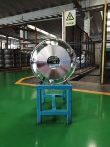 19,5x6,75 rueda de aleación de aluminio blanco necesita ser procesado otra vez - Product Image 3