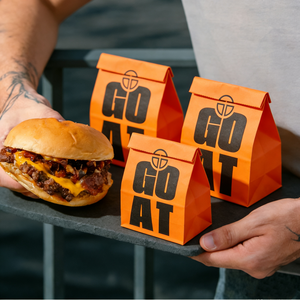 Bolsa <span class=keywords><strong>de</strong></span> Papel Kraft Blanca/Marrón Personalizada para Comida para Llevar, Papas Fritas, Hamburguesas, Pollo - Product Image 4