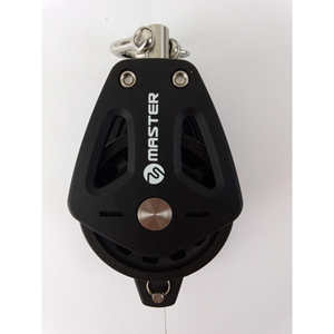 Polea de Rodamiento para Velero Master BP-7204F con Doble Rueda/Anillo, Diámetro de Rueda de 72 mm, Diámetro de Cable de 12 mm, Herraje Marino - Product Image 1