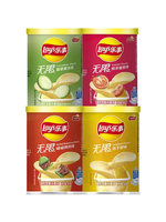 Chips de pommes de terre Lays Unlimited, 40g x 6 boîtes, saveurs originales et concombre & tomate, collations exotiques pour les moments de loisirs