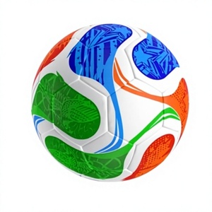 Ballon de football personnalisé taille 5 en cuir PU thermocollé, éco-responsable, pour l'entraînement, fabricant OEM, vente en gros, nouveau design tendance - Product Image 4