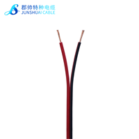 Kabel Pita Fleksibel Pipih Kembar Paralel 2 3 4 Pin 20 18 16 14 12 10 8AWG Kawat Listrik Tembaga Berisolasi PVC LSZH