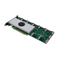 SUNWEIT ST5126 PCIe4.0 X16 10-Port SlimSAS SFF-8654 Server Ekspansi Penyimpanan