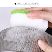 Éponge de nettoyage en forme de cactus JLY, gadget de cuisine, élimine efficacement les taches tenaces, éponge de nettoyage de cuisine de qualité supérieure