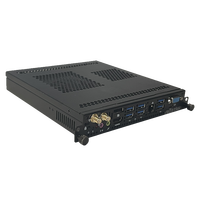 AIOSTART I3/I5/I7 I7-9700 Komputer Tertanam Dual-Core Empat-Thread Mini PC Industri 4K 60Hz 4G DDR4 32G-256G SSD WIN 10/Linux