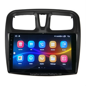 Otros Accesorios Interiores para Automóviles, Marco para Reproductor de DVD, Pantallas de Radio para Automóvil, 2015-2018 y 2018, Abcblacknths, 9 Pulgadas, Negro, para <span class=keywords><strong>RENAULT</strong></span> SANDERO LOGAN - Product Image 1