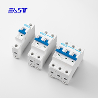 Disjoncteur AC MCB en cuivre 1P 6KA 20A 400V pour rail DIN, protection d'onduleur de système solaire - Vente directe usine EAST