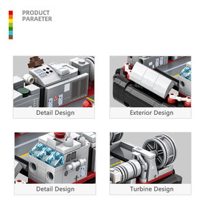 Wange 3525 Navy Type 726 LCAC Air-Cushion Craft MOC Brick Model Building Block Unisex Educational Block Set Plastic Toy Juguete - Product Image 4