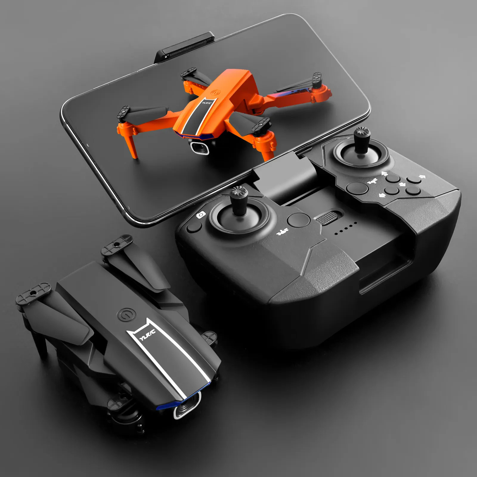 12Mins Long Time Flying Small Indoor Foldable Quadcopter Drone With 4K FPV Wifi HD Camera Mini RC Drone