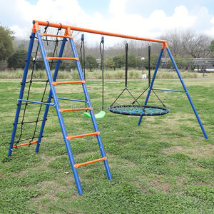 Conjunto de Balanço Infantil Zoshine em Metal Reforçado com Balanço e Assento para Playground ao Ar Livre - Product Image 4