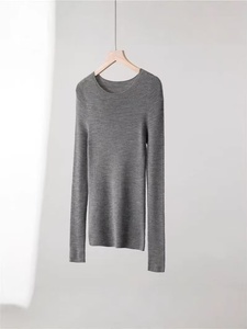 Camiseta <span class=keywords><strong>de</strong></span> Manga Larga para <span class=keywords><strong>Mujer</strong></span>, 100% <span class=keywords><strong>Lana</strong></span> <span class=keywords><strong>Merino</strong></span>, Cuello Redondo, Ajustada, Transpirable, <span class=keywords><strong>de</strong></span> Alta Calidad - Product Image 5