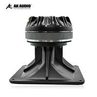 Haut-parleur de klaxon AK-HD344, tweeter, 1 pouce, bobine vocale de 25 mm, 4Ω, 50W RMS, 380W Max, 90dB, haut-parleur de klaxon piézoélectrique pour voiture, noir