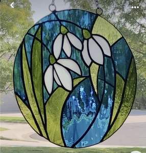 Beija-flor diamante pintura pendurado parede arte suncatcher janela vitrais - Product Image 2