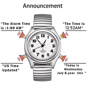 Reloj Atomic <span class=keywords><strong>Talking</strong></span> para Mujer, Reloj Radiocontrolado, Se Ajusta Solo, el Mejor Regalo para Mujeres, Damas, Madres o Hermanas - Product Image 3