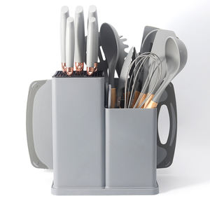 Juego de Utensilios de Cocina de Silicona Resistentes al Calor, 19 Piezas, con Cuchillo, Venta al Por Mayor - Product Image 3