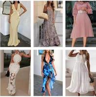 Liquidation de vêtements : Lots mixtes de vêtements pour femmes, stock de fournisseur, robes décontractées en gros, envoi aléatoire