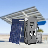 Station de recharge et d'échange de batteries solaires pour véhicules électriques, chargeur DC-DC 320 kW avec interface multilingue