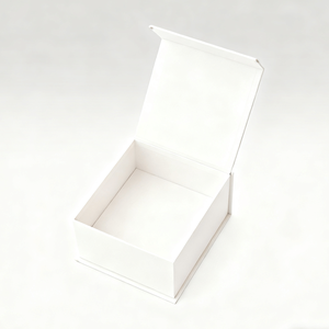 A5 Shallow Empty <b>Black</b> Magnetic Rigid <b>Gift</b> <b>Boxes</b> Sponge Lining UV Coating Recycled Materials Retail Packing Paperboard Embossing - Product Image 3