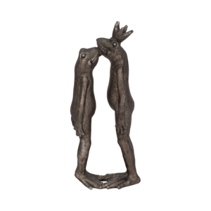 Statuetta Decorativa di Rana, Ornamento da Giardino con Texture Scolpita, Design Ispirato alle Fiabe, Decorazione per Portico Anteriore - Product Image 1