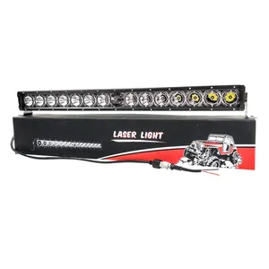 Grosir lampu led bar panjang-Lampu Laser LED Off Road 32 Inci, Lampu Bar LED Daya Tinggi 4X4 Lazer 112W Cahaya Jarak Jauh dengan DRL