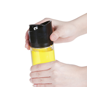 Glass Olive Oil <strong>Vinegar</strong> Cruet Set with Metal Stand Spice Jar Bottle and <strong>Shaker</strong> for Restaurant Wholesale Rack Organizer - Product Image 3