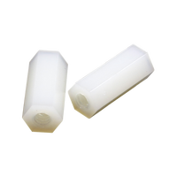 Nouvel espaceur hexagonal en nylon PA66 non conducteur, disponible en stock, entretoise hexagonale # Filetage 6-32*5/8 pour projets d'assemblage de circuits imprimés