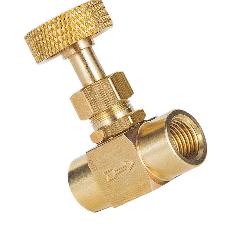 Green Valve Hardware Instrument Brass Needle