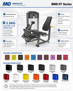 Machine à flexions de jambes assise MND-FF23 de haute qualité et de qualité commerciale, <span class=keywords><strong>prix</strong></span> d'usine, équipement de gym - Product Image 4