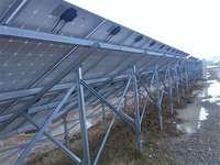 Sistem Tenaga Surya Rumah Tangga Lengkap Hemat Biaya ZF-G004 untuk Area Tanpa Jaringan Listrik, Penggunaan Hunian, Beban Angin 56M/S, Beban Salju