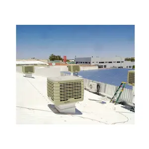 up down side discharge roof wall mounted industrial evaporative air cooling system