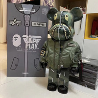 Offre Spéciale en Stock : Figurine Bearbrick 70 cm pour Décoration Moderne de Salon, Jouet Cadeau, Statue d'Ours