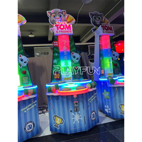 Machine de jeu d'arcade à monnayeur pour enfants Playfun Sports, jeu de rédemption de tickets pour enfants, machine de jeu de frappe à marteau, Talking Tom & Friend